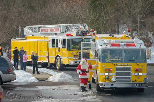 Santa Visits Lower Frederick Twp. - 12/21/2013